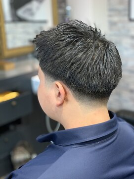 バーバーブロス(BAR BER bro's) スパイキーショート/スキンフェードver.