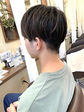 コアフィールフィス(COIFFURE fils) 【見附　今町】メンズハイライト