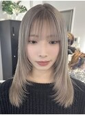 韓国風ミルクティーグレージュカラーベージュブラウン