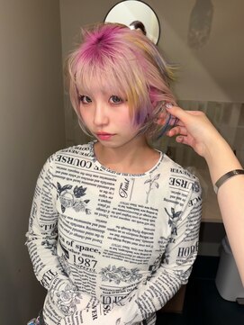 キオクエコ(KIOX eko) レイヤーウルフカット/デザインカラー