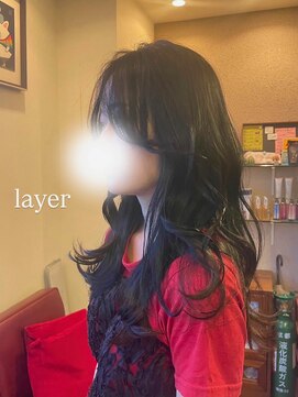 シェール(cher) 【ビフォーあり】髪質改善/ロングレイヤー/黒髪ロング