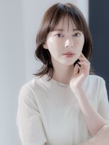 マカロン 南福島店(macaron)&nbsp;クラゲヘアー/小顔に見せるヘア/ココアベージュ/福島107