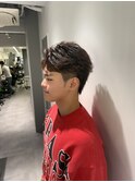 【メンズ】フェザーショートパーマ