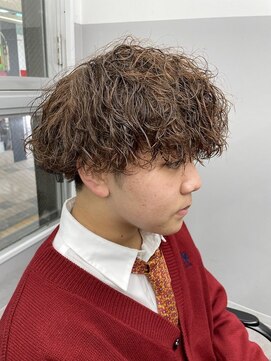 オムデュー(HOMME DEUX) 【AOI】波巻きスパイラルミックスパーマ