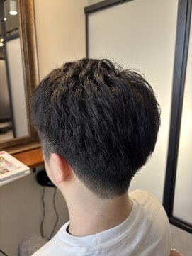 ツーブロショートレイヤー