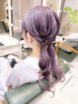 デイズ(days) ピンクパープルダブルカラー/ケアブリーチ