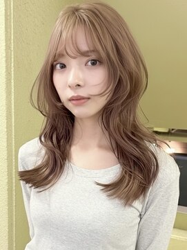 ローレン(LOREN) 透明感髪質改善ベージュダブルカラーミルクティーグレージュ