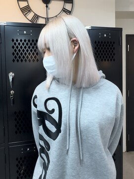 イエナ 渋谷(IENA) ルーツカラーグラデーションブルーデザインケアブリーチ