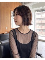 モネ 栄 久屋大通店(monet) 大人ニュアンスボブ/暖色カラー