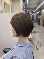 ヘアサロン ドットプラス 町田店(dot. plus) 大人ショート/くびれショート/オレンジブラウン/町田/町田駅