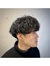 【セットがラクに】メンズカット+パーマ ◯眉毛カット付き◯