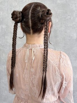 ランガリ ヘアアンドスパ(Rangali Hair&Spa) カチモリツインお団子