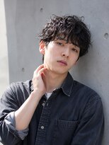 テーラヘアー 南柏店(TELAHAIR)&nbsp;《無造作質感》波巻きパーマ×マッシュ