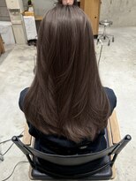 ニディ(Nide)&nbsp;ブリーチなしダブルカラーくすみモカグレージュ