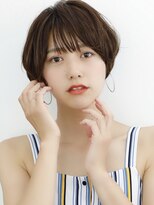 ヘアエジェリプリム (hair&spa egerie prime) 美シルエット小顔ショート/アースカラー/30代40代50代