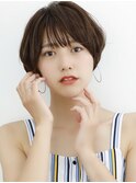美シルエット/小顔ショート/アースカラー/20代/30代/40代/50代