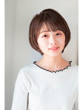 ラミ(L'ami) 【東 純平】大人かわいい 小顔 丸みショートボブ