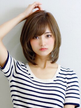 ビューティーコネクション ギンザ ヘアーサロン(Beauty Connection Ginza Hair salon) 《山崎美穂》毛先パーマことりベージュウォーターホール