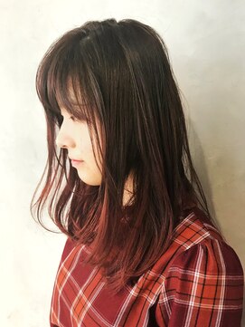 ヘアーワークス ヘルム 渋谷店(HAIR WORKS HELM) キャロットオレンジグラデーションカラー☆