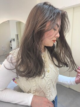 ラル 立川(lar) ジンジャーグレージュ_オリーブベージュレイヤーカット