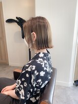 ネイヴィル オモテサンドウ(navile omotesando) ☆シアーベージュ外ハネボブ☆