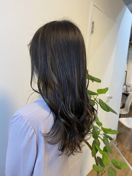 エシカル(ethical) ブリーチなし × 透明感アッシュ系カラー