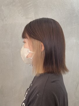 アンダーバーホワイトモデ 河内長野(_WHITE mode) ◎イヤリングカラーミルクティーベージュ10代20代30代河内長野