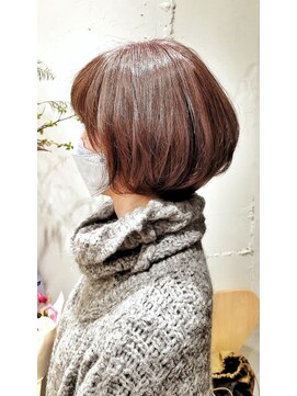 キザシ(KIZASI) 白髪を活かすから出来る透明感あるラベンダーグレージュ