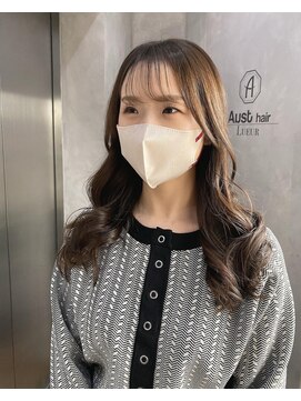 オーストヘアー リュウール(Aust hair Lueur) 小顔◎大人可愛い/モテ髪/ブリーチなしグレージュカラー