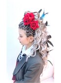 卒業式ヘアセット