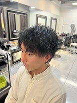 アイズ 海老名(AIZU) アイロン風スパイラルパーマ 波巻きツイストスパイラルウルフ