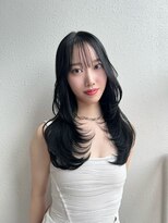 イキ 表参道(iki omotesando)&nbsp;ミディアムヘア/スラッシュ/グレージュカラー/デザインカラー