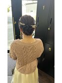 ルーズアップヘアセット