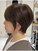 ハイライトカラーミルクティーベージュケアブリーチダブルカラー