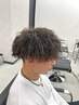 【メンズ似合わせ♪】メンズデザインカット+ツイストスパイラルパーマ￥12,900