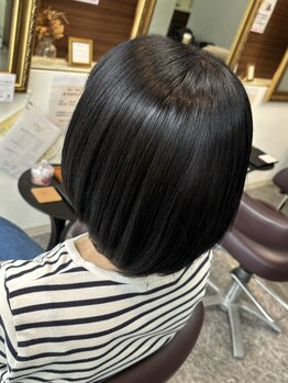 サプリ 清水桜橋店の写真/≪抗酸化トリートメント≫白髪染めでのダメージ・うねり・広がりや細毛を昔の髪質「-10歳髪」へ導く！