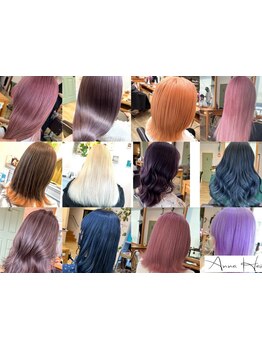 【龍ヶ崎市駅徒歩5分】髪へのダメージを抑えつつ艶感&透明感を演出☆カラーのもちも良く、綺麗が長く続く♪