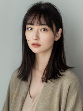 アルトリスト(Altruist Aging×HAIR&SPA) ★暗めカラーグランマッシュフェイスフレーミングデザインカラー