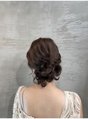お呼ばれヘア×まとめ髪