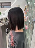 縮毛矯正で作る崩れないボブ