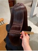 カシスブラウン × 質感再生トリートメント