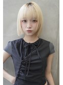 大人ボブ大人ショートボブ切りっぱなしボブ前髪あり前下がりボブ