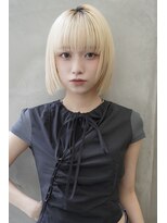 ヤイエ 青山店(yiye)&nbsp;大人ボブ大人ショートボブ切りっぱなしボブ前髪あり前下がりボブ