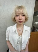 ブリーチカラーホワイトベージュ