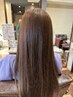 【髪質改善】超高濃度水素プレミアム縮毛矯正コース ￥33000