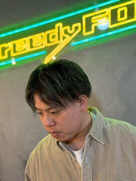 グリーディーフォックス 代々木(Greedy FOX) 波巻き/ハイライト/マッシュパーマ/ウルフ[シェービング]