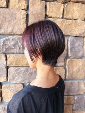 美容室 ルチア ハワイ(Luccica HAWAII) カシスピンクカラー♪