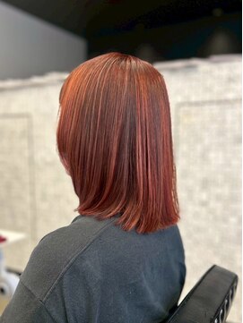 アコロン 武蔵小杉(acoron.) 透明感ローズブラウン×ミディアムストレート