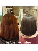 髪質改善/縮毛矯正/美髪/艶髪/弱酸性縮毛矯正/美髪ストレート