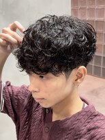 フィフス 神南(fifth) 渋谷シャドウパーマ緩めメンズパーマ刈り上げマッシュウルフ30代